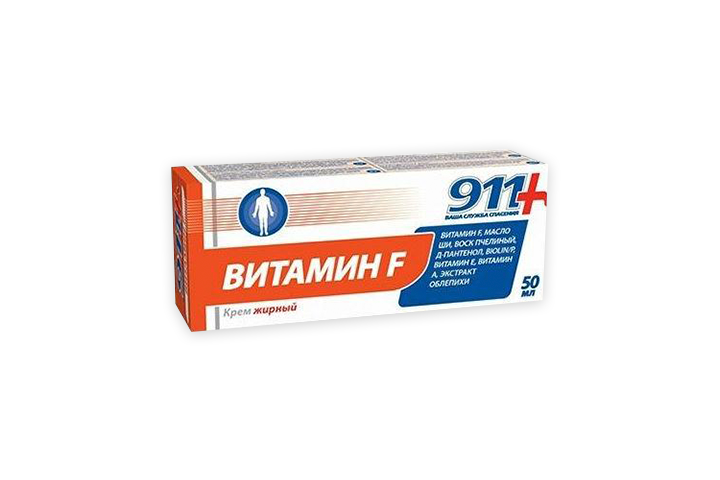 911Вит F Крем д/тела жирный 50мл