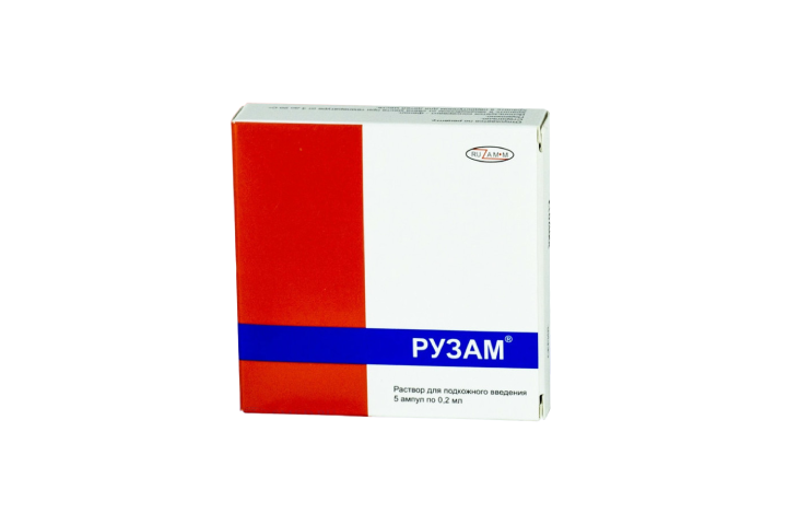 Рузам р-р п/к 0,2мл амп №5