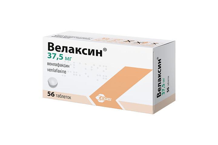 Велаксин 37,5мг табл №56