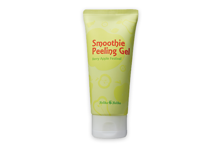 Holika Holika Smoothie Peeling Gel Berry Apple Festival Гель-скатка отшелуш с яблоком 120мл