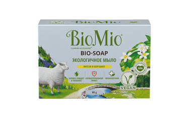 БиоМио Экологичное Мыло литсея/бергамот 90г