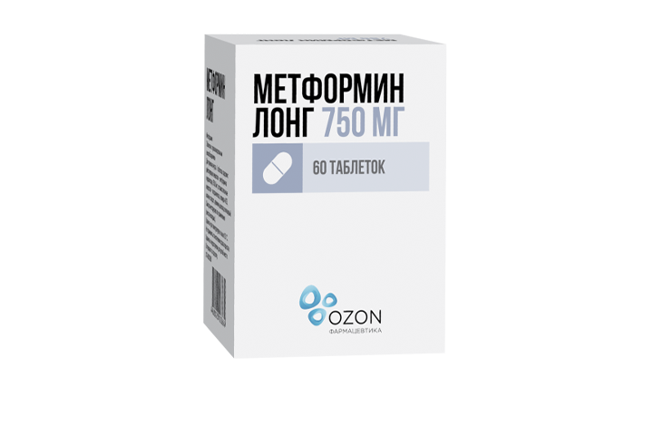 Метформин Лонг 750мг табл пролонг №60