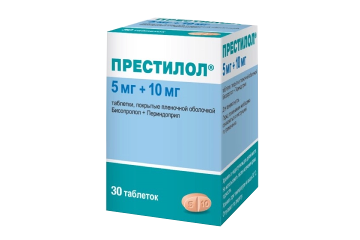 Престилол 5мг+10мг табл п/пл/о №30