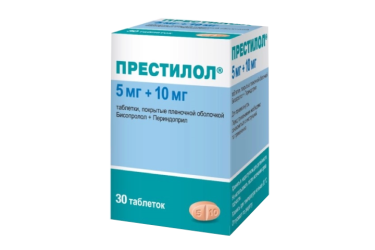 Престилол 5мг+10мг табл п/пл/о №30
