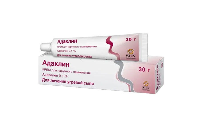 Адаклин 0,1% крем д/нар прим 30г