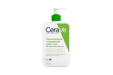 CeraVe Крем-гель увлажн очищ д/норм/сухой кожи лица/тела 473мл с помп