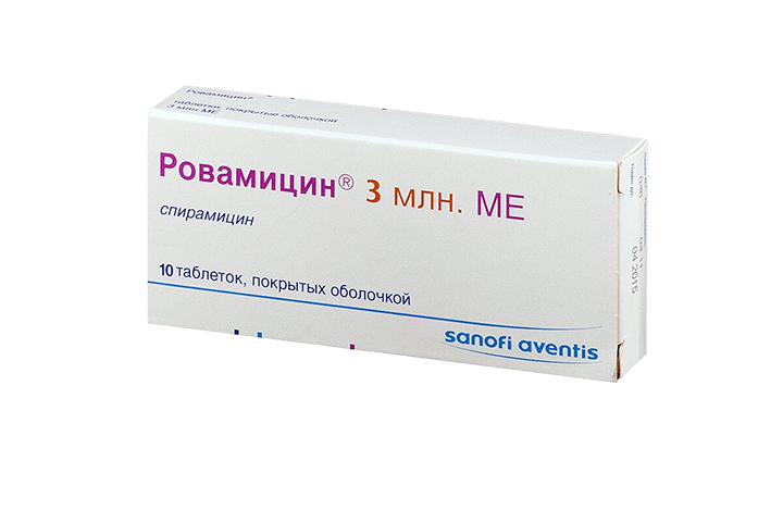 Ровамицин 3млн МЕ табл п/пл/о №10