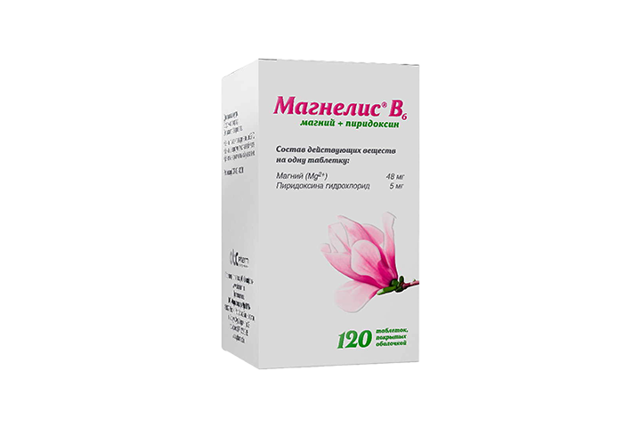 Магнелис B6 табл. п/о банка х120
