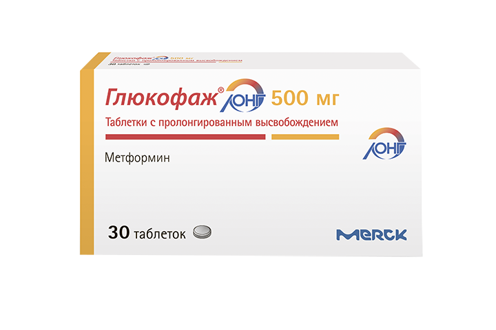 Глюкофаж лонг 500мг табл пролонг №30