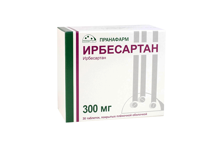 Ирбесартан 300мг табл п/пл/о №30