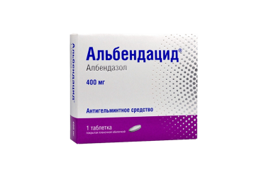 Альбендацид 400мг табл п/пл/о №3