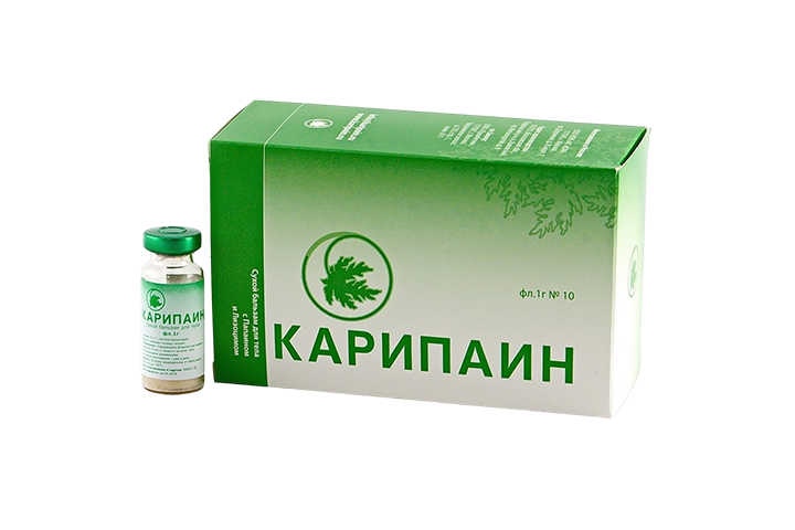 Карипаин сухой бальзам д/тела 1г фл N10