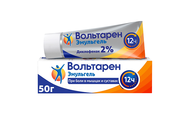 Вольтарен Эмульгель 2% гель д/нар прим 50г