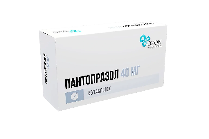 Пантопразол 40мг табл п/пл/о кш/раств №56