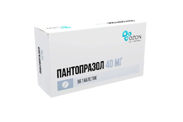 Пантопразол 40мг табл п/пл/о кш/раств №56