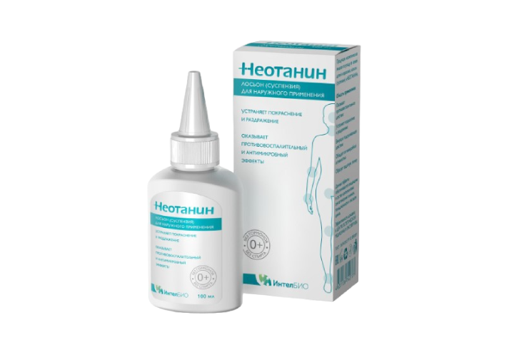 Неотанин Лосьон/сусп д/взр и дет 0+ 100мл
