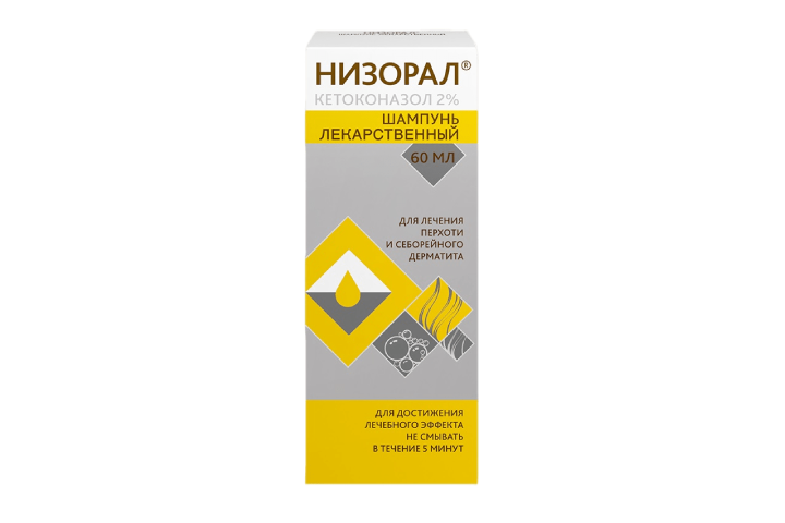 Низорал 2% шампунь 60мл