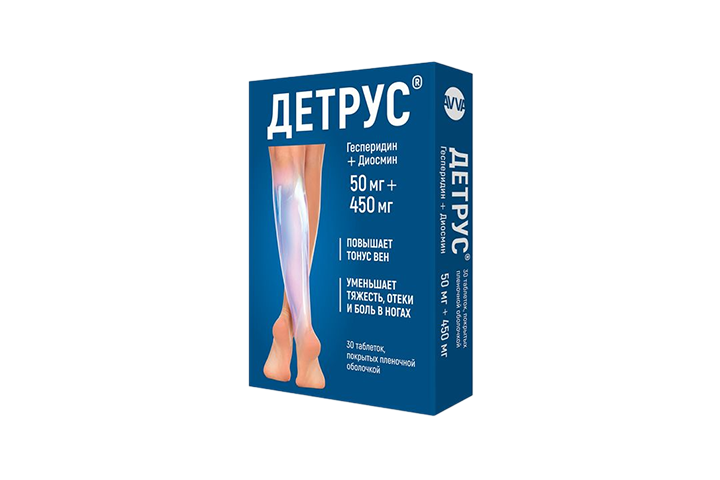 Детрус 50мг+450мг табл п/пл/о №60