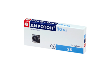 Диротон 20мг табл №28