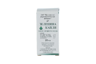 Зеленина капли 25мл