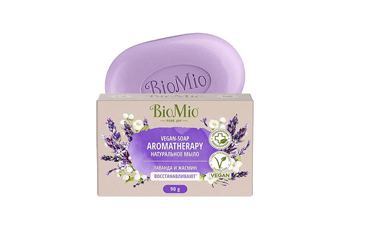 БиоМио Aromatherapy Мыло натур 90г жасмин/лаванда