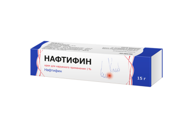 Нафтифин 1% крем д/нар прим 15г