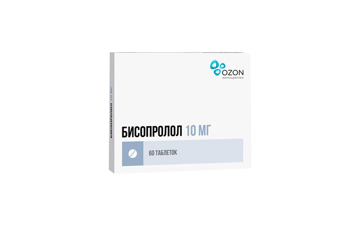 Бисопролол 10мг табл п/пл/о №60