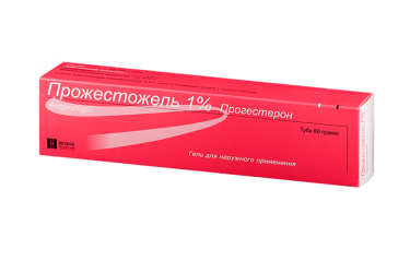 Прожестожель 1% гель д/нар прим 80г