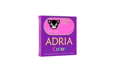 Линза контакт Adria 2T 0,00 2шт сапфир