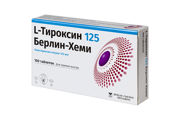 L-Тироксин 125 Берлин Хеми табл №100