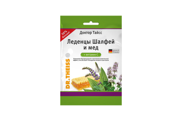 Др Тайсс Леденцы шалфей/мед/вит С 75г