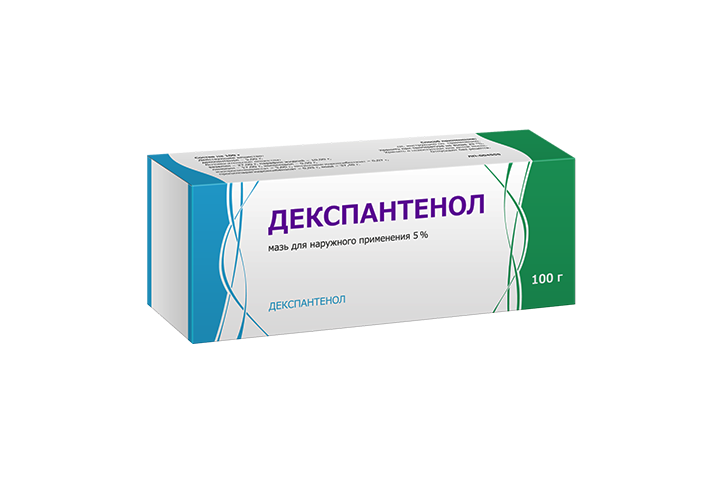 Декспантенол 5% мазь д/нар прим 100г