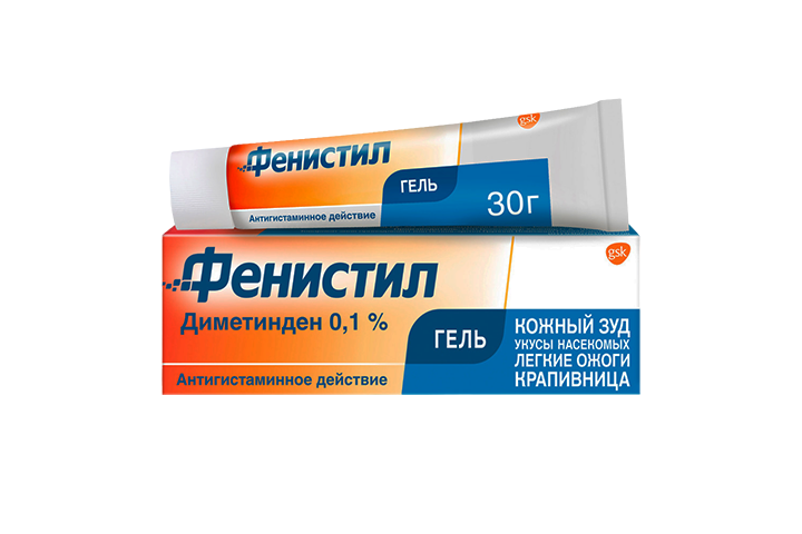 Фенистил 0,1% гель д/нар прим 30г