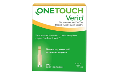 Тест-полоски One touch Verio 100шт