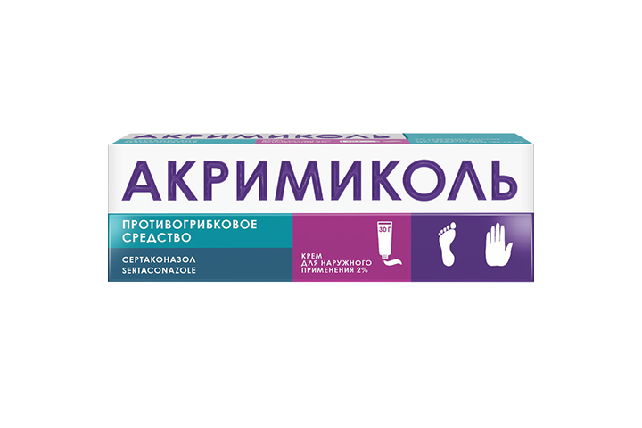 Акримиколь 2% крем д/нар прим 30г