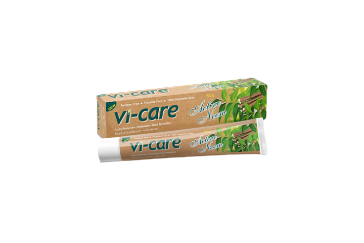 Vi-Care Active Neem Зубная паста на основе трав с нимом 100г