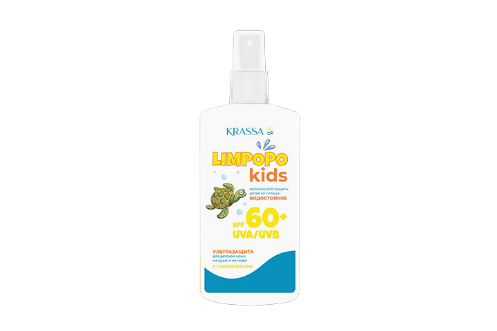Krassa Limpopo Kids Молочко д/защиты детей от солнца SPF60+ 150мл