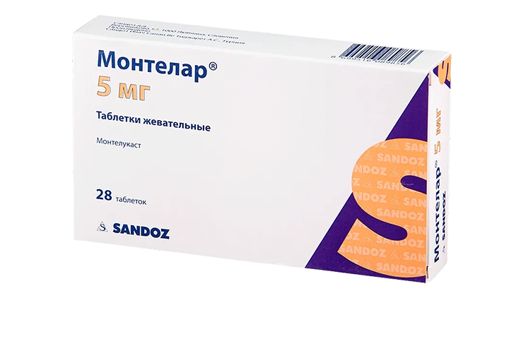 Монтелар 5мг табл жев №28