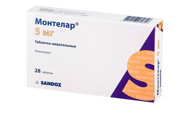Монтелар 5мг табл жев №28