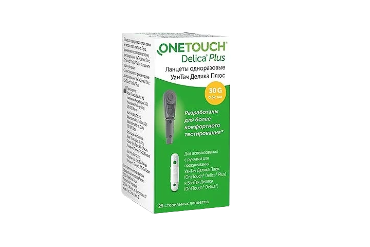 Ланцеты One Touch Delica Plus 25шт