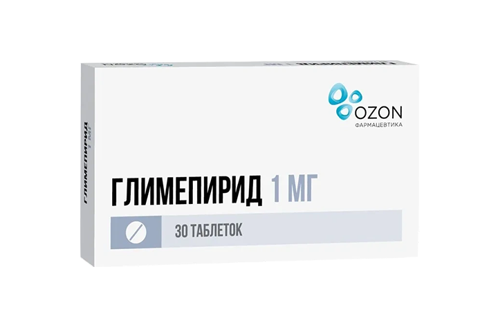 Глимепирид 1мг табл №30