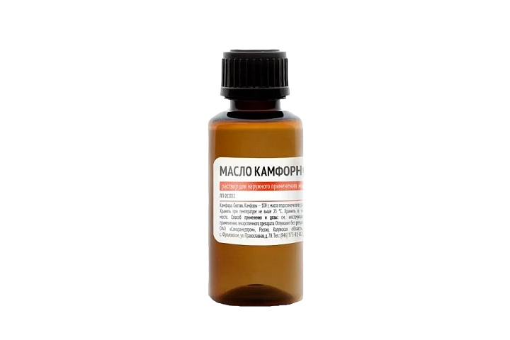 Камфорное масло 10% р-р масл д/нар прим 30мл