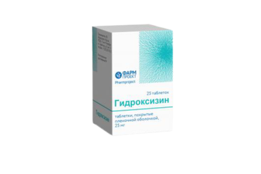 Гидроксизин 25мг табл п/пл/о №25