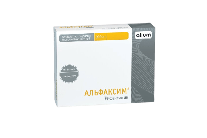 Альфаксим 200мг табл п/пл/о №20