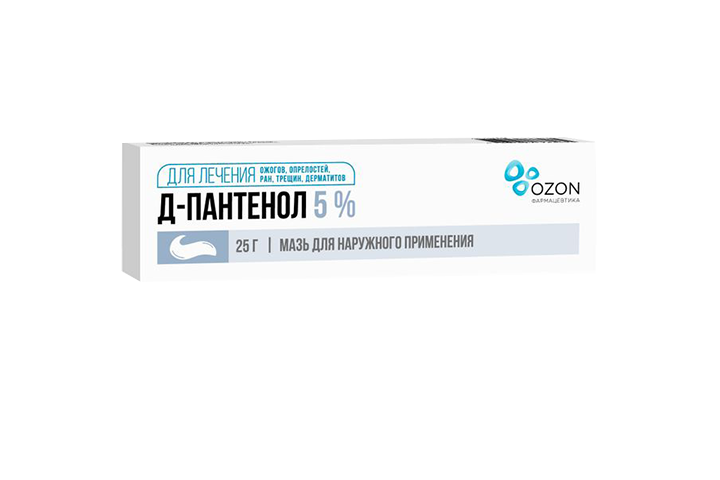 Д-Пантенол 5% мазь д/нар прим 25г