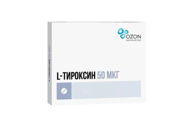 L-Тироксин 50мкг табл №100