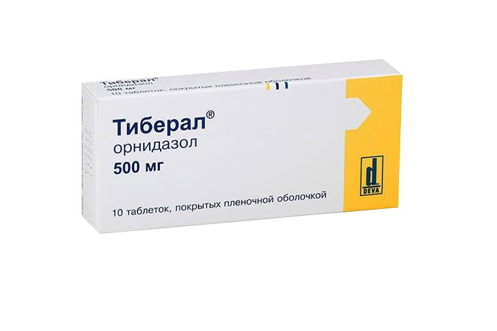 Тиберал 500мг табл п/пл/о №10