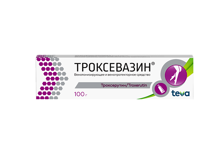 Троксевазин 2% гель д/нар прим 100г купить в аптеке в Омске | Лекарства и БАД | Фармакопейка