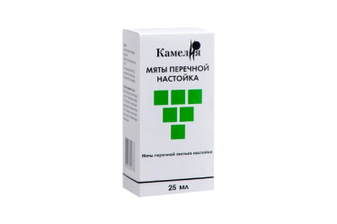 Мяты перечной настойка 25мл инд/уп