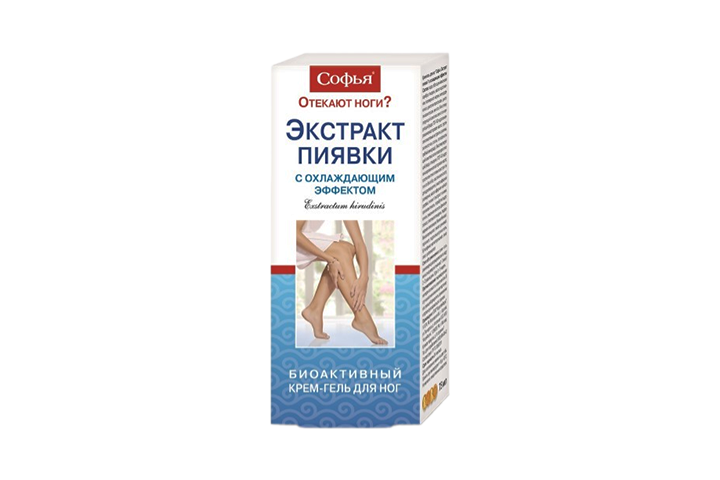Софья Крем-гель д/ног экстр пиявки охлажд 75мл